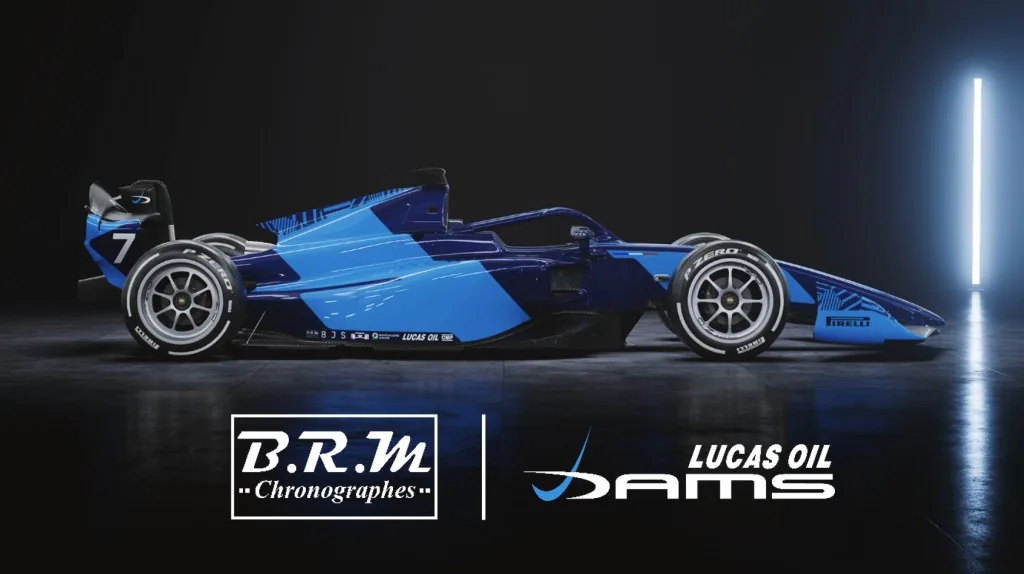B.R.M CHRONOGRAPHES شريكة فريق الفورمولا 2 DAMS LUCAS OIL