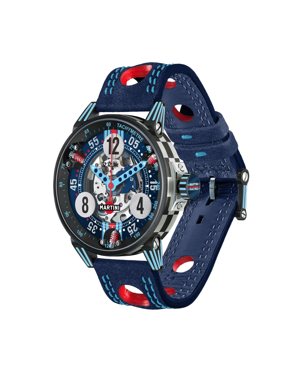 V6-44-SA-SQ Schachbrett Martini Racing