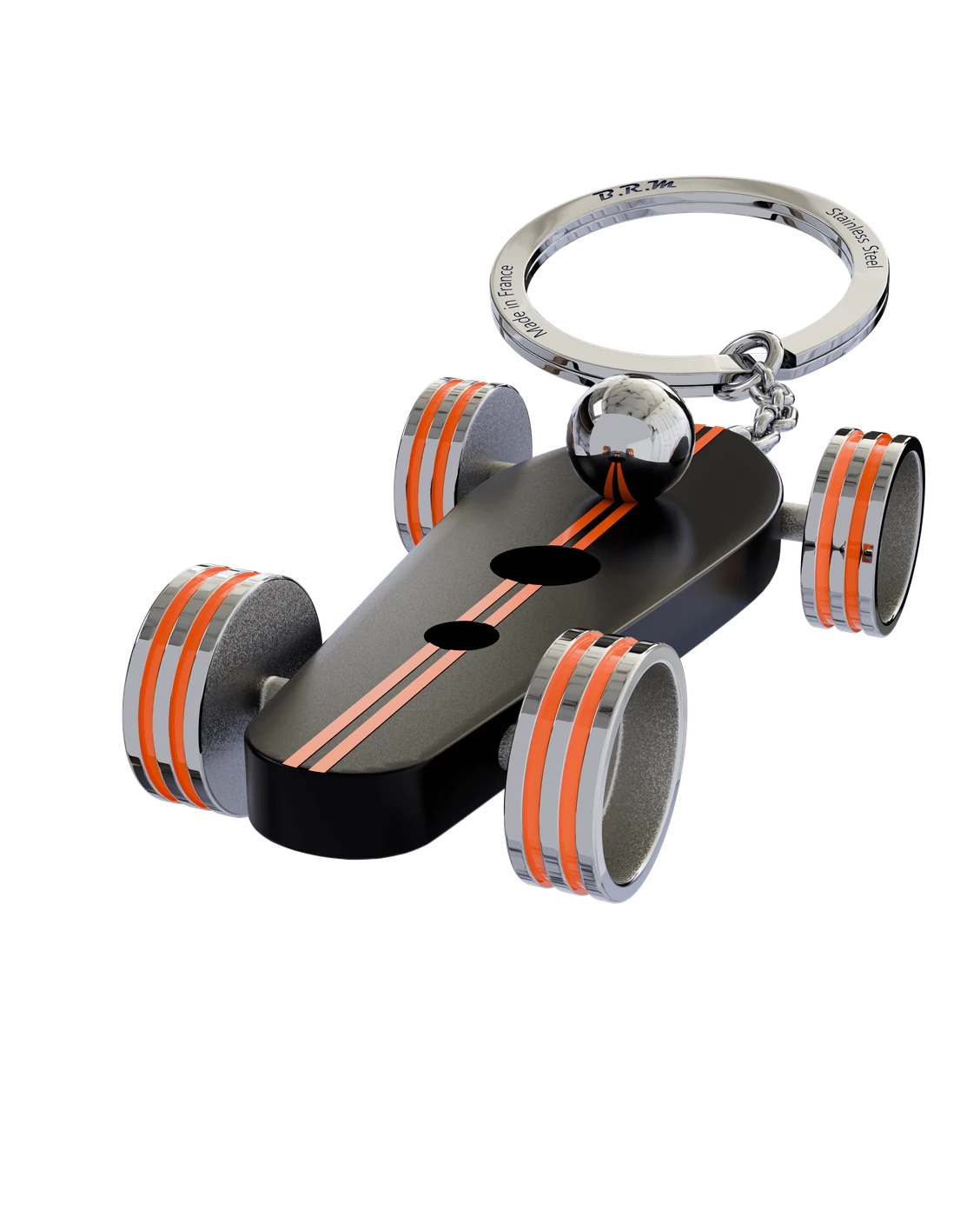 Porte-clés Bolides Bandes Orange