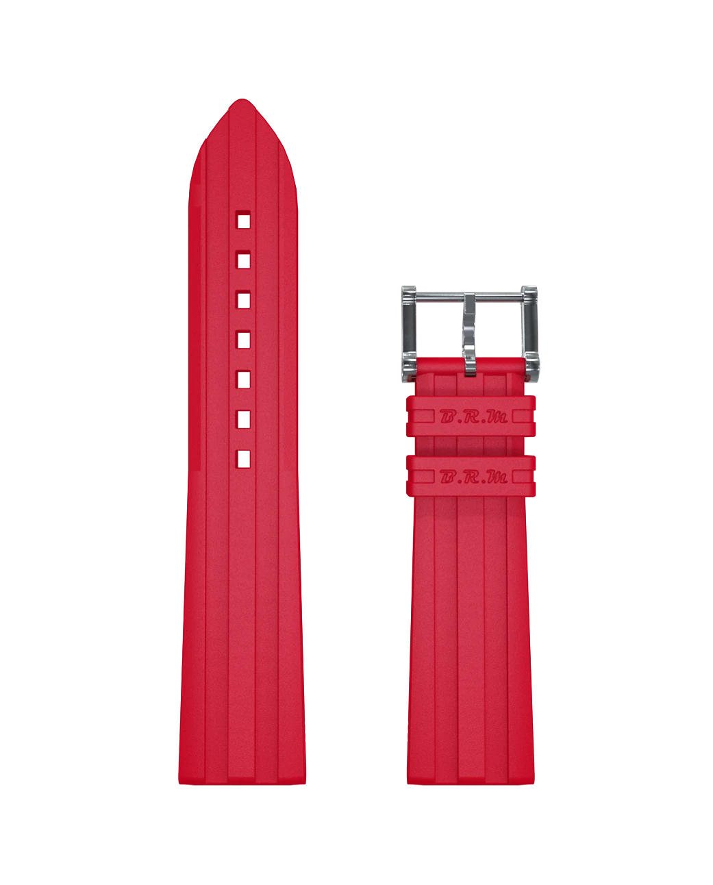Bracelet caoutchouc rouge