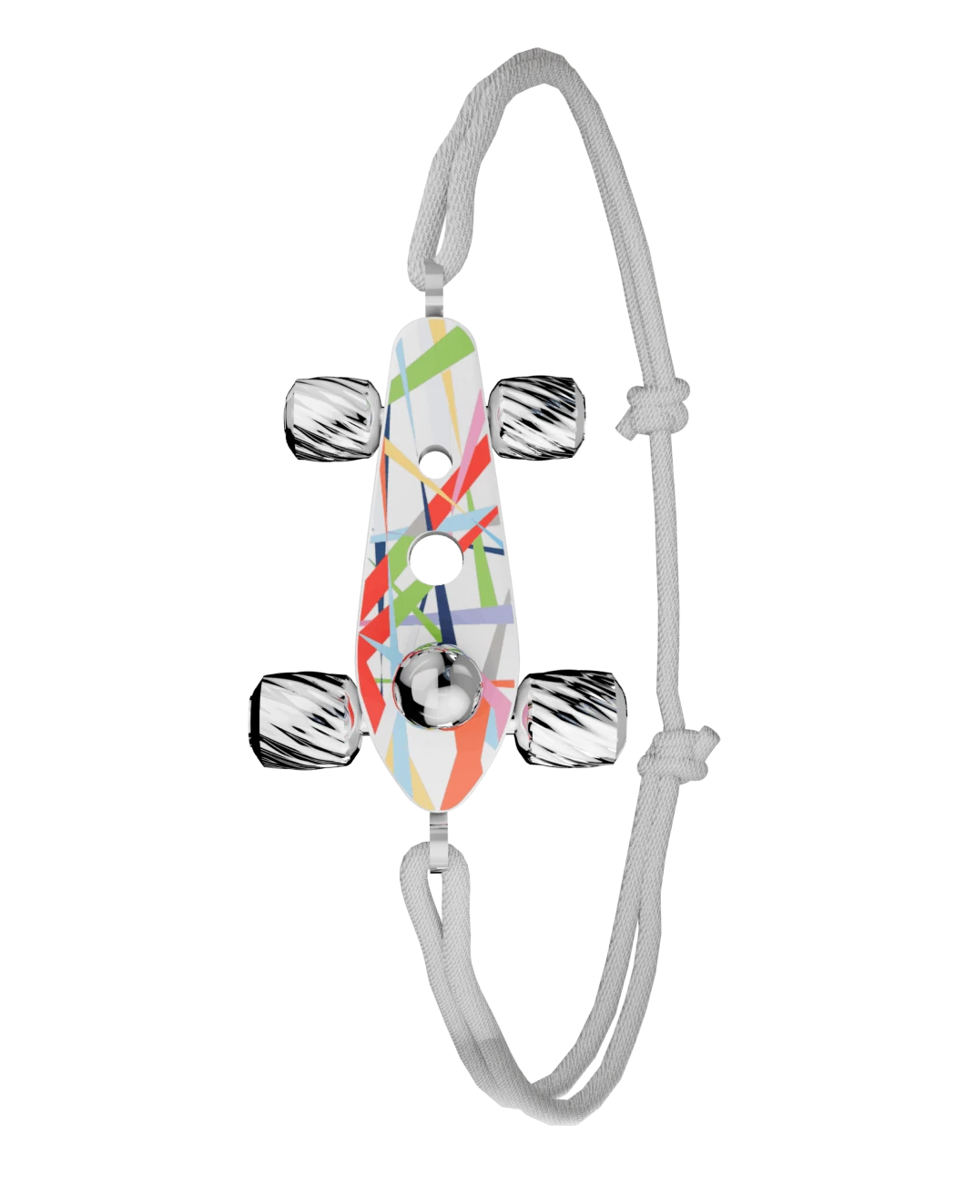 Armband Bolides Art Car Weiß