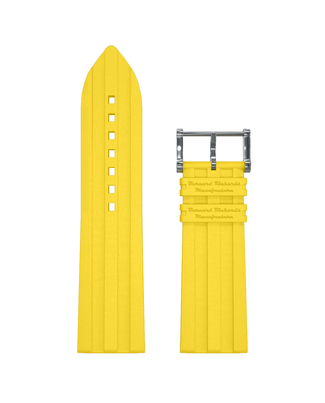 Bracelet caoutchouc jaune