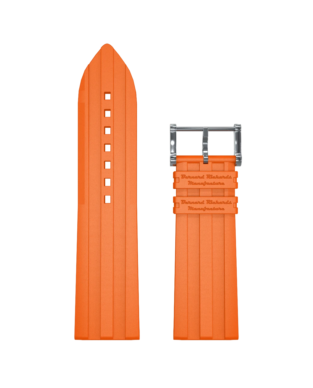 Bracelet caoutchouc orange