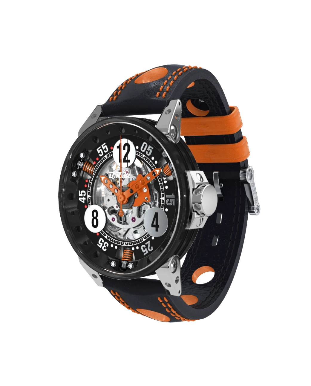 V6-44-SA-N Squelette Orange
