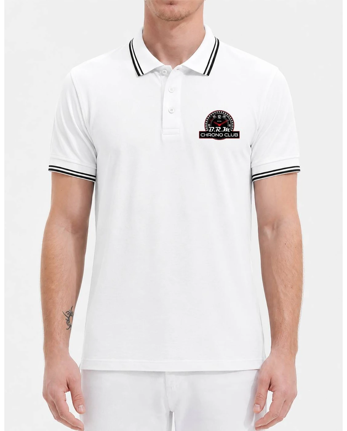 Polo BRM Chrono Club Bianco