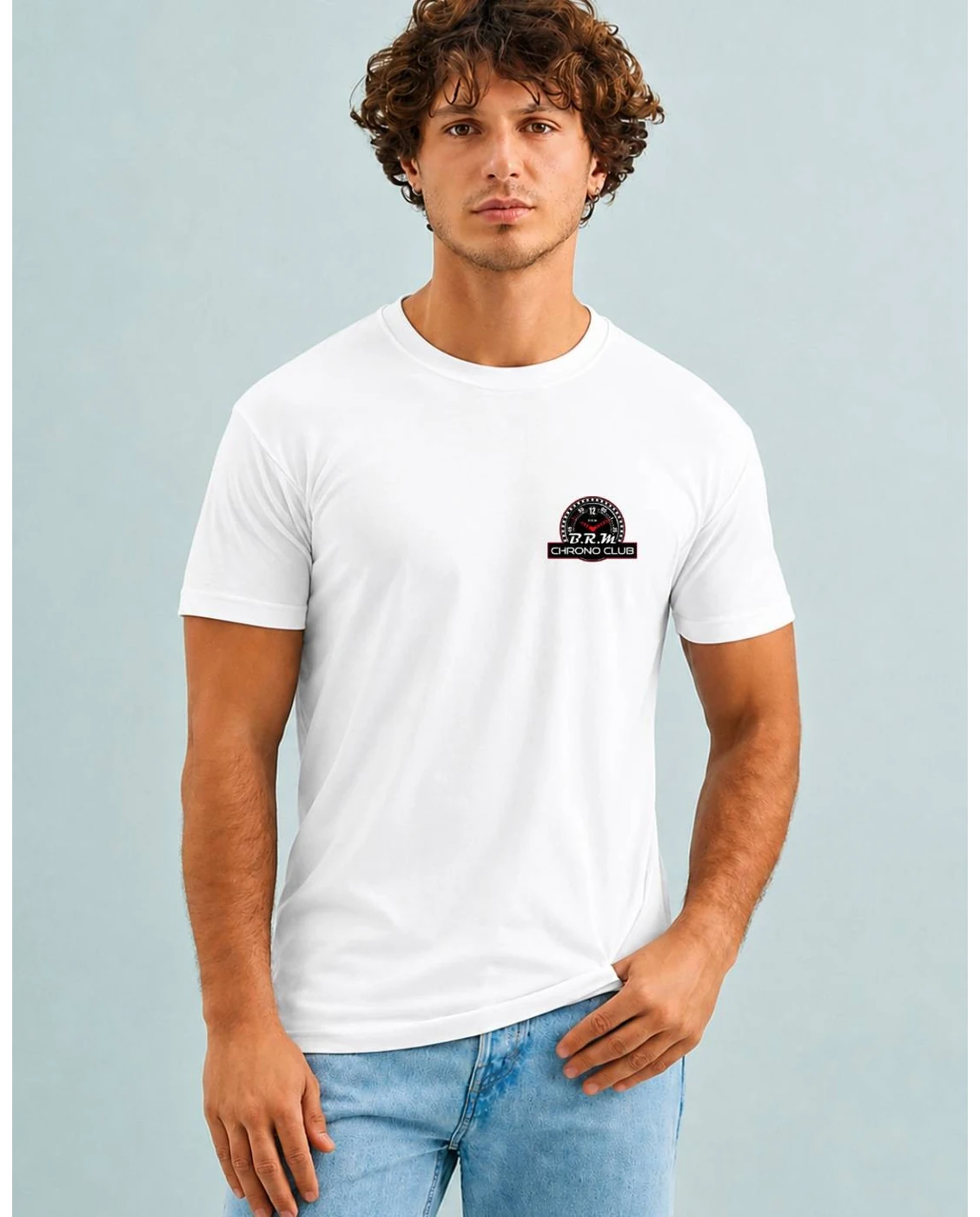 T-shirt BRM Chrono Club Bianco
