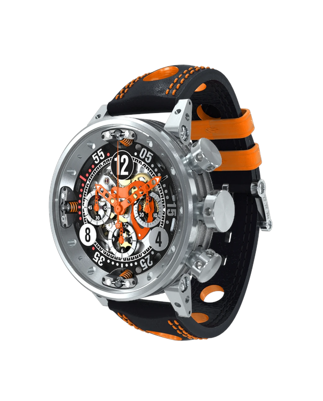 V12-46-SA Squelette Orange