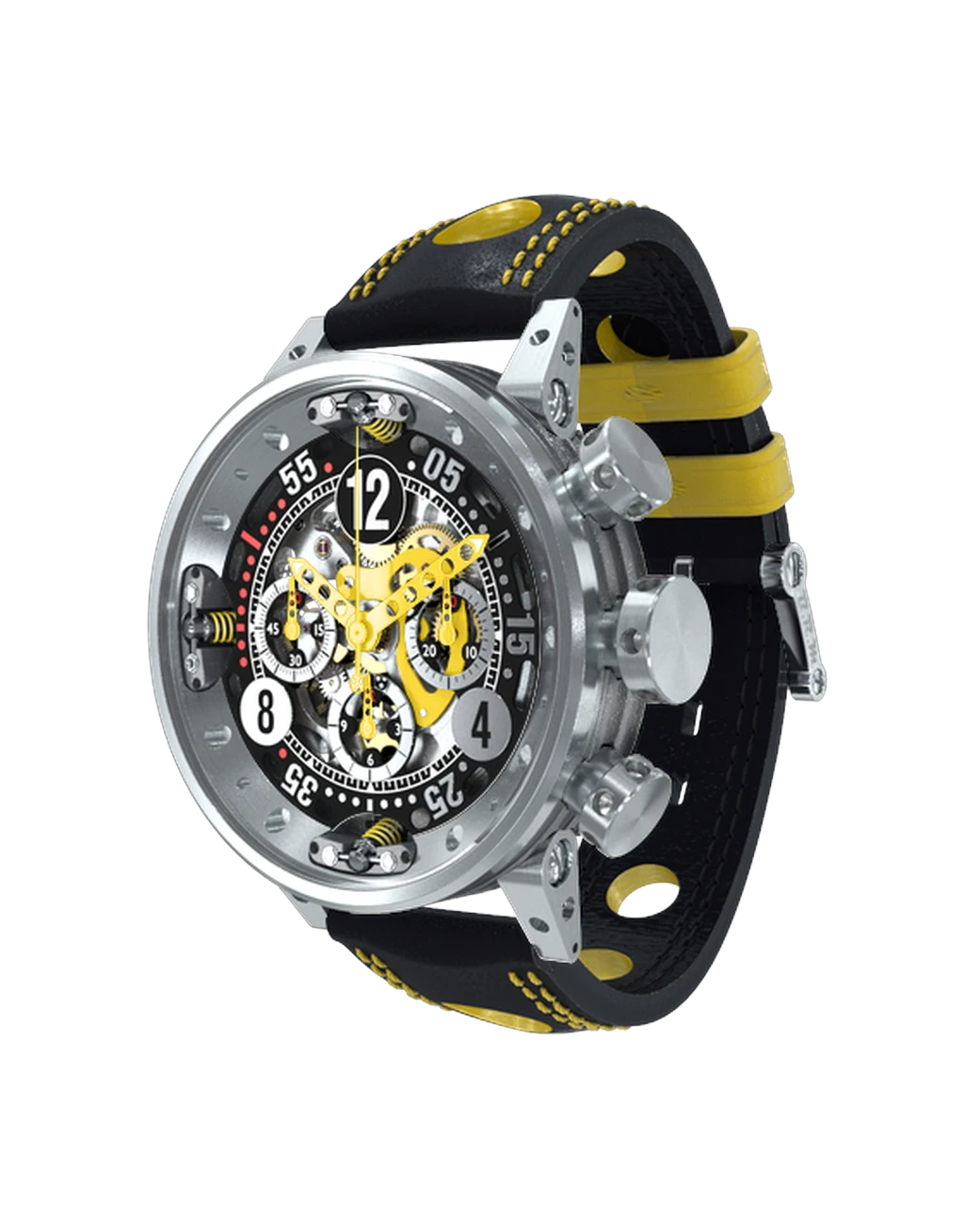 V12-46-SA Squelette Jaune
