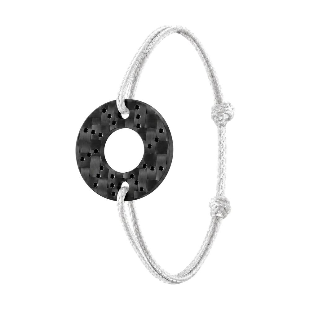 Bracciale Brake in carbonio — bianco