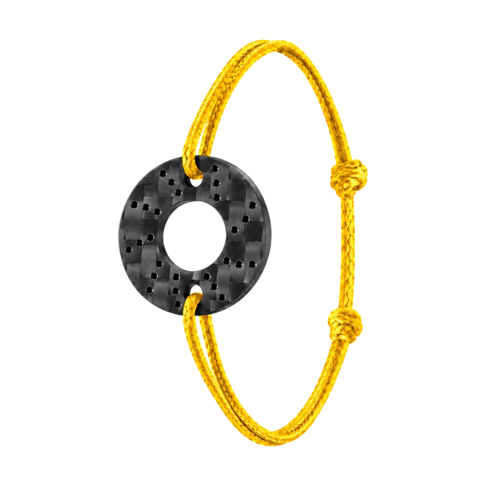 Bracciale Brake in carbonio — giallo