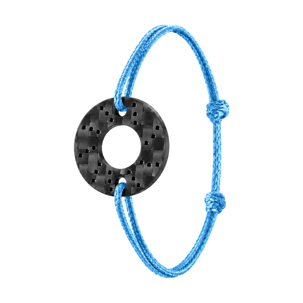 Bracciale Brake in carbonio — azzurro