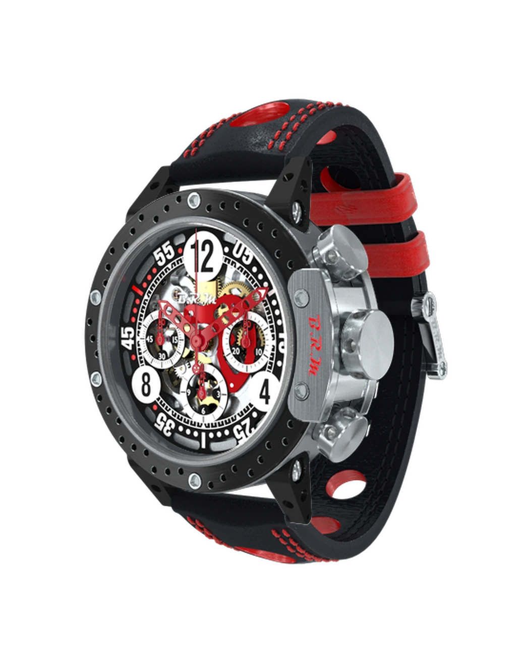 DDF12-46 Squelette Rouge