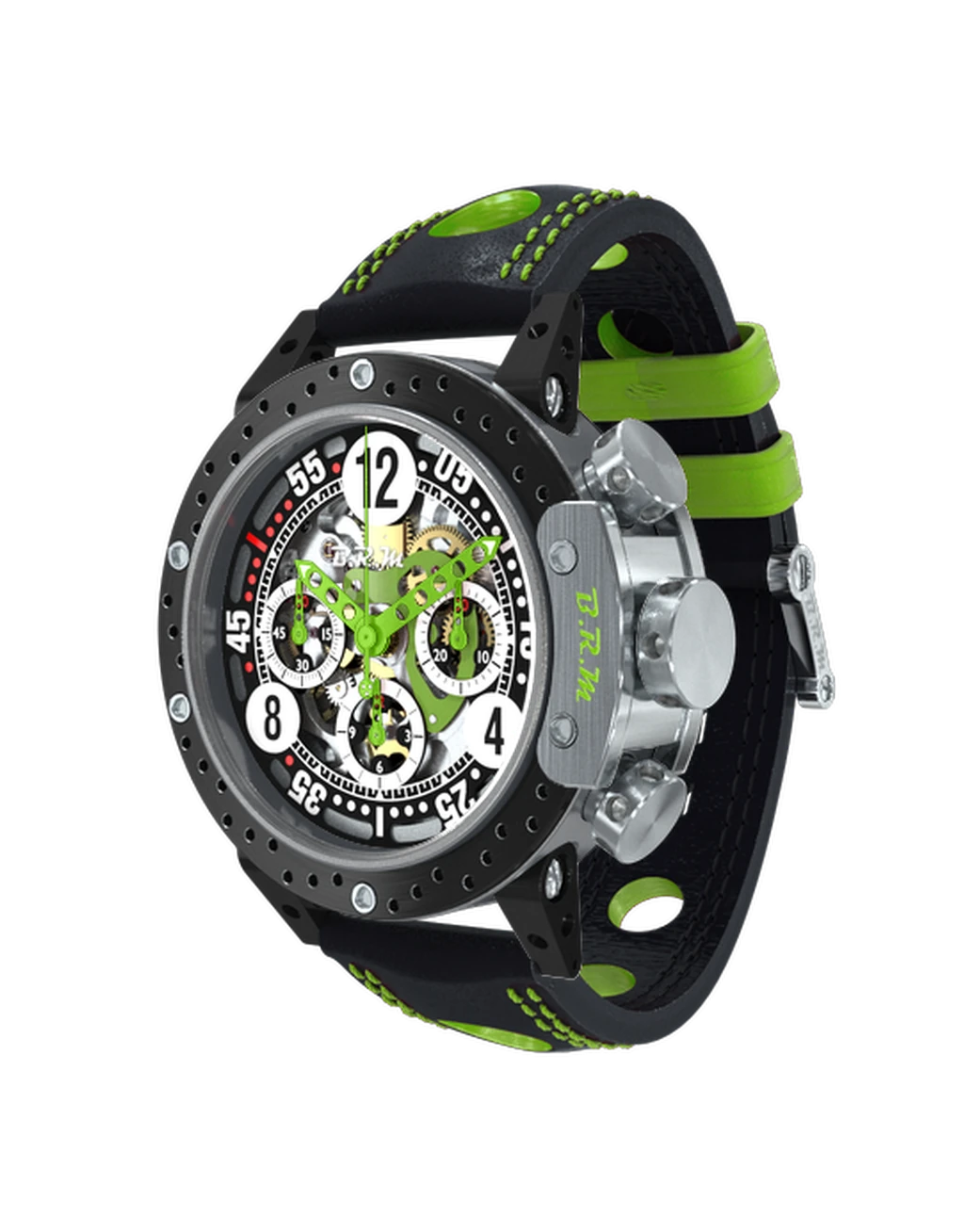 DDF12-46 Squelette Vert Pomme